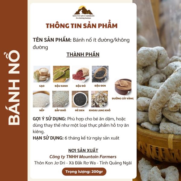 bánh nổ tuổi thơ