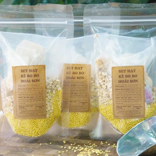 combo - hạt kê, bo bo, và hoài sơn