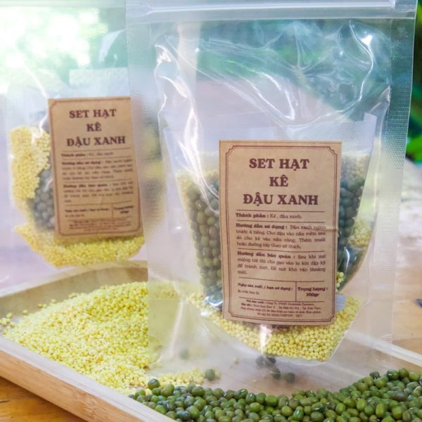combo - đậu xanh và hạt kê