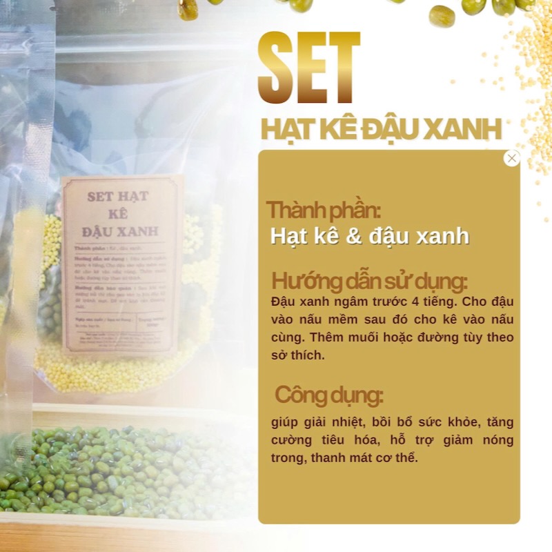 combo - đậu xanh và hạt kê - Ảnh 4