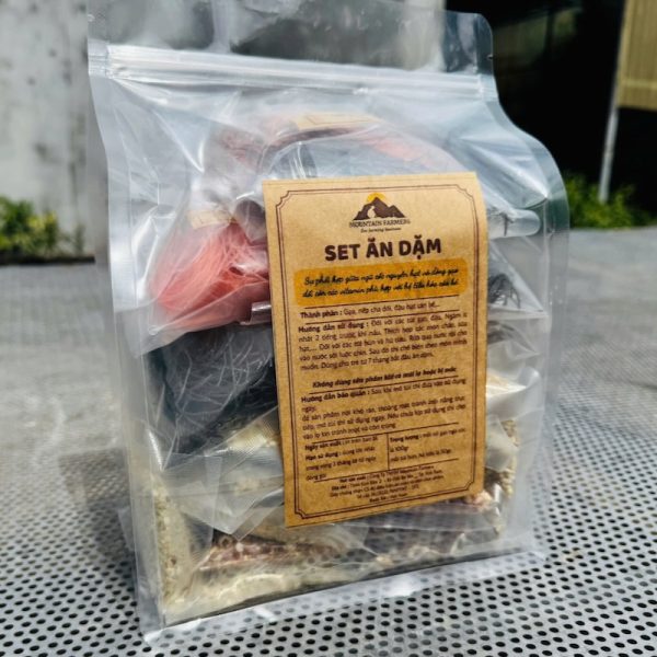 combo ăn dặm - gạo xà cơn, kê, và bo bo