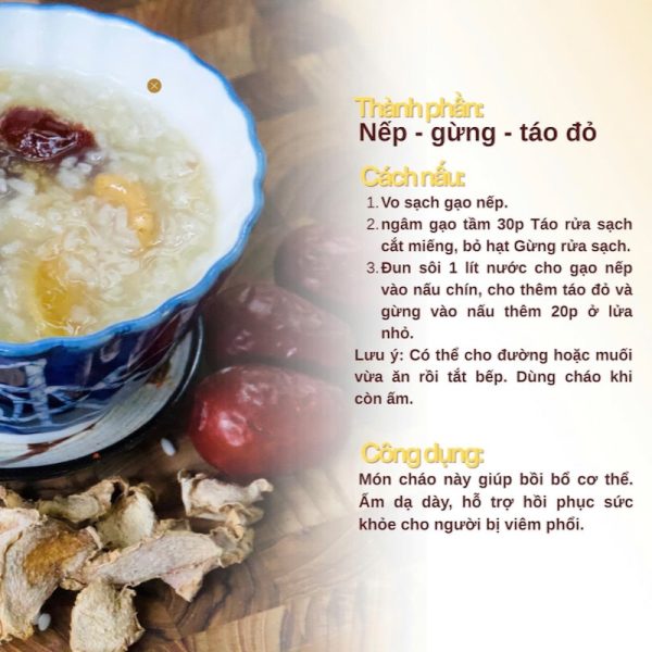 combo - cháo táo đỏ hạt sen