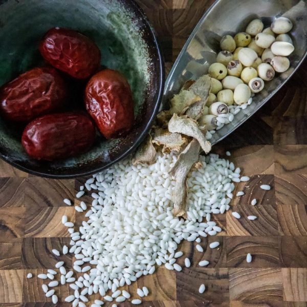 combo - cháo táo đỏ hạt sen