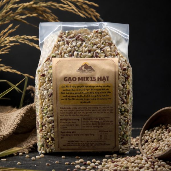 combo - gạo, nếp, và đậu hạt