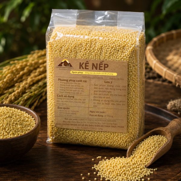 kê nếp hạt to