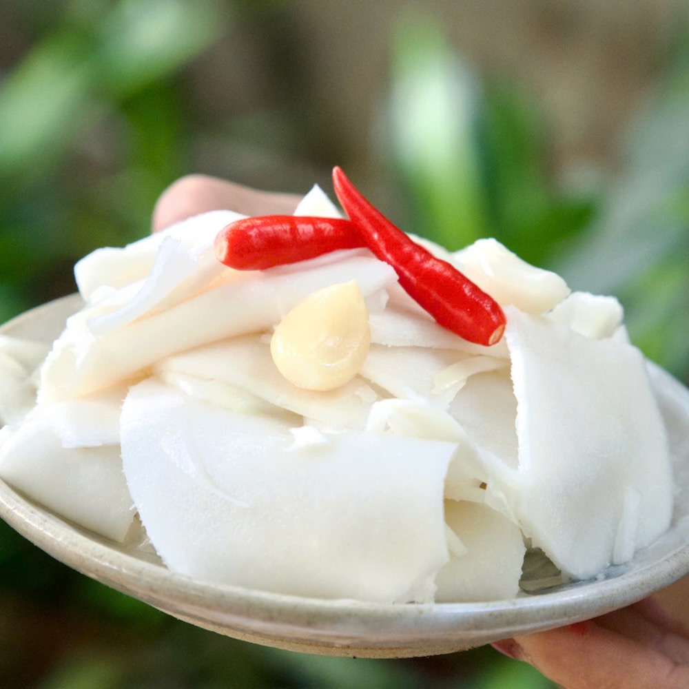 măng ngâm ớt tỏi - Ảnh 5