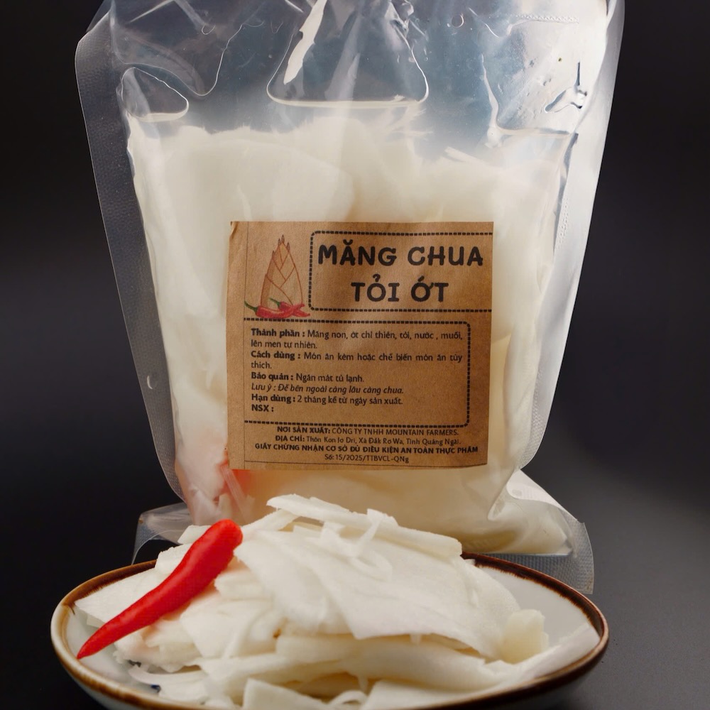 măng ngâm ớt tỏi - Ảnh 3