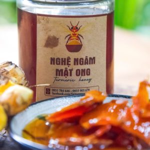nghệ ngâm mật ong rừng