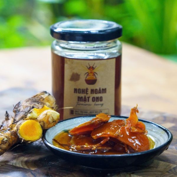 nghệ ngâm mật ong rừng