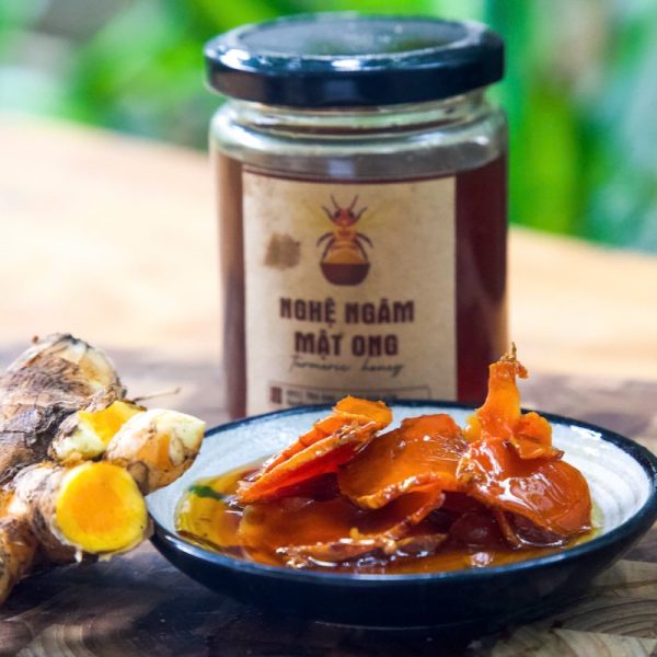 nghệ ngâm mật ong rừng