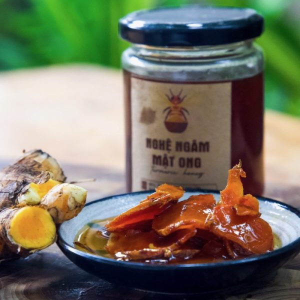 nghệ ngâm mật ong rừng