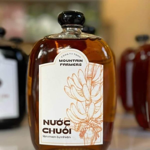 nước chuối lên men truyền thống