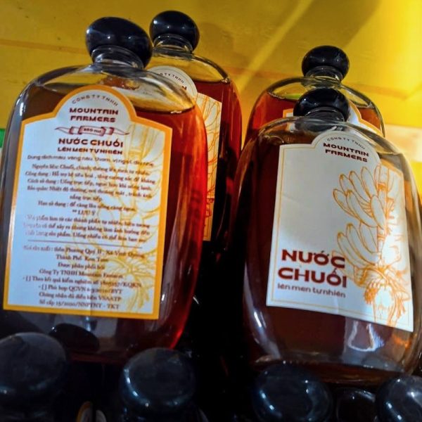 nước chuối lên men truyền thống