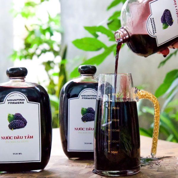 nước dâu tằm lên men truyền thống