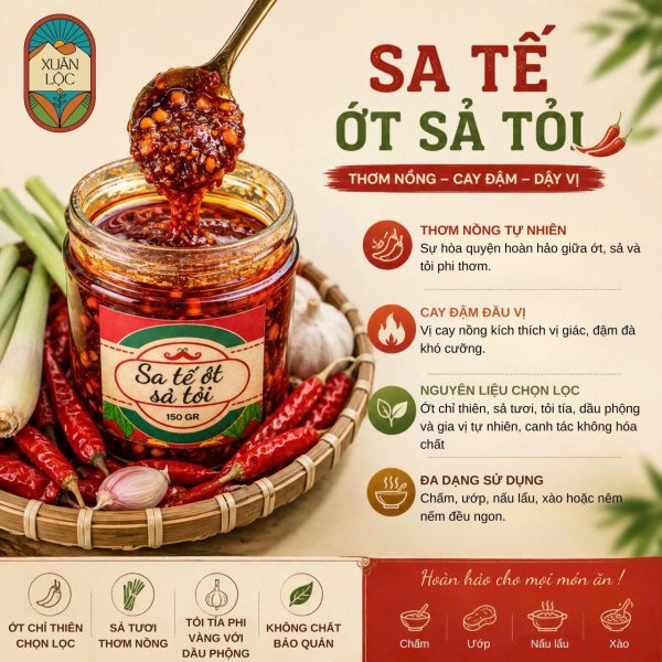 sate ớt-sả-tỏi