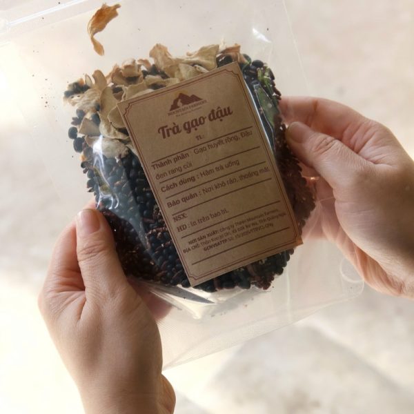 trà gạo đậu